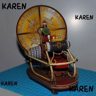 Karen เวลา| โมเดลกระดาษ รูปลูกบาศก์ คุณภาพสูง ของเล่นสําหรับเด็ก