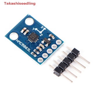 (Takashiseedling) Gy-273 HMC5883L โมดูลเซนเซอร์แม่เหล็ก เข็มทิศสามแกน สําหรับ Arduino 3V-5V