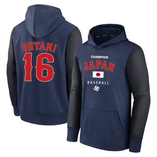 Wbc เสื้อกันหนาว มีฮู้ด สไตล์ญี่ปุ่น【S-3XL】เบสบอล Ohtani Shohei DARVISH Nootbaar ATSUSHI