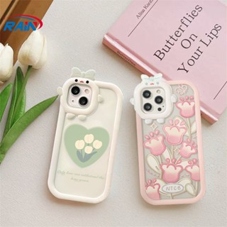 เคสโทรศัพท์มือถือ ลายผีเสื้อ ดอกทิวลิป สําหรับ Redmi Note 11 Pro Note 11S 10C 10A 10 9C 9A 9T 9 Note 10 5G 10s Note9 Note8 Poco X3 NFC M3