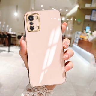 Tecno เคสโทรศัพท์มือถือ Tpu กันรอยกล้อง กรอบสีทอง หรูหรา สําหรับ Pova 2 Nova3 Nova4 Nova4 Pro Nova Neo Neo neo2 camon 18P 19 Pro 6D