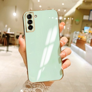 เคสโทรศัพท์มือถือ Tpu กรอบสีทอง ป้องกันกล้อง 6D หรูหรา สําหรับ Samsung Galaxy Note 10 Note 10 Plus Note 10 lite M60S Note 20 Note 20 Ultra