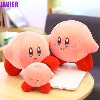 Javier หมอนตุ๊กตานุ่ม รูปการ์ตูน Kirby ของขวัญ สําหรับตกแต่งบ้าน โซฟา