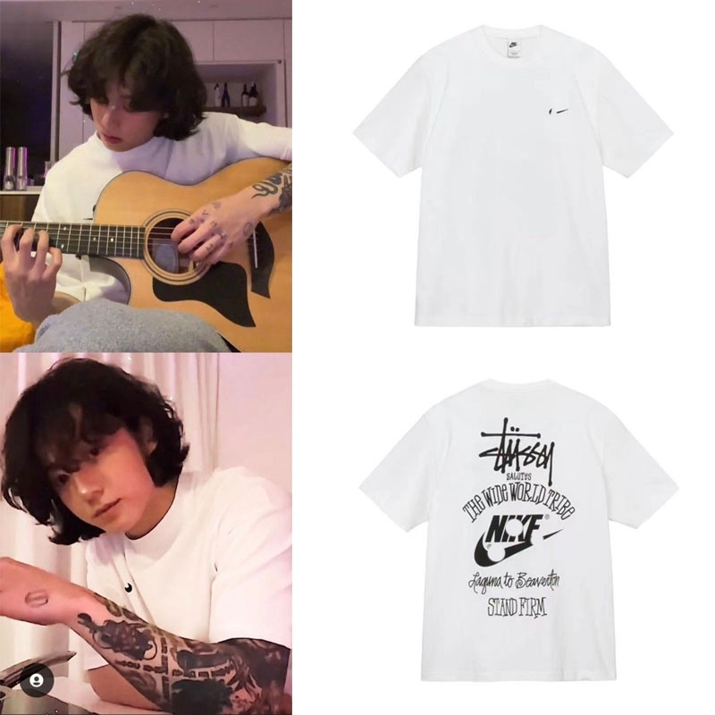 KPOP BANGTAN JUNGKOOK เสื้อยืดคอตตอนไซส์ใหญ่สำหรับผู้ชายและผู้หญิง สไตล์เกาหลี พิมพ์ลายเรียบง่าย แขนสั้น หลวมๆ เสื้อยืดคู่สบายๆ สไตล์ฮาราจูกุ ฤดูร้อน