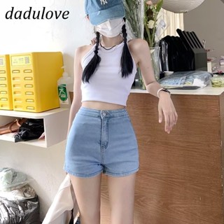 DaDulove💕 New Korean Version of INS WOMENS Denim Shorts High Waist Niche A- line Pants Large Size Hot Pants