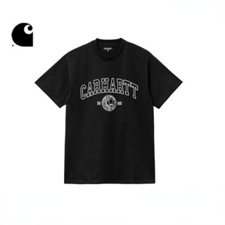 Carhartt เสื้อยืดแขนสั้น พิมพ์ลายเหรียญควาย ฮวงจุ้ย เหมาะกับฤดูใบไม้ผลิ ฤดูร้อน สําหรับผู้ชาย 231021เค