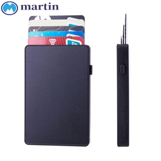 Martin RFID กล่องเก็บบัตรเครดิต RFID อัตโนมัติ อัจฉริยะ ป้องกัน