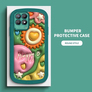 เคสโทรศัพท์มือถือ ซิลิโคน กันกระแทก ลายเป็ด สตรอเบอร์รี่น่ารัก 3D สําหรับ OPPO Realme 8 Pro Realme 8i Realme Narzo 50