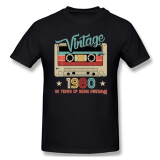 เสื้อยืดแขนสั้น ลาย 1980 of Being Awesome สไตล์วินเทจ เรโทร