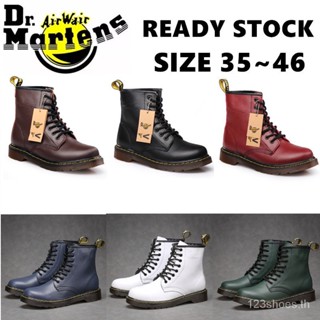 Dr.martens [ส่งไว] [ลดราคาครั้งใหญ่] Dr. 6 สี รองเท้าบูทมาร์ติน หนังวัวแท้ แฟชั่น สําหรับผู้ชาย และผู้หญิง UEVM