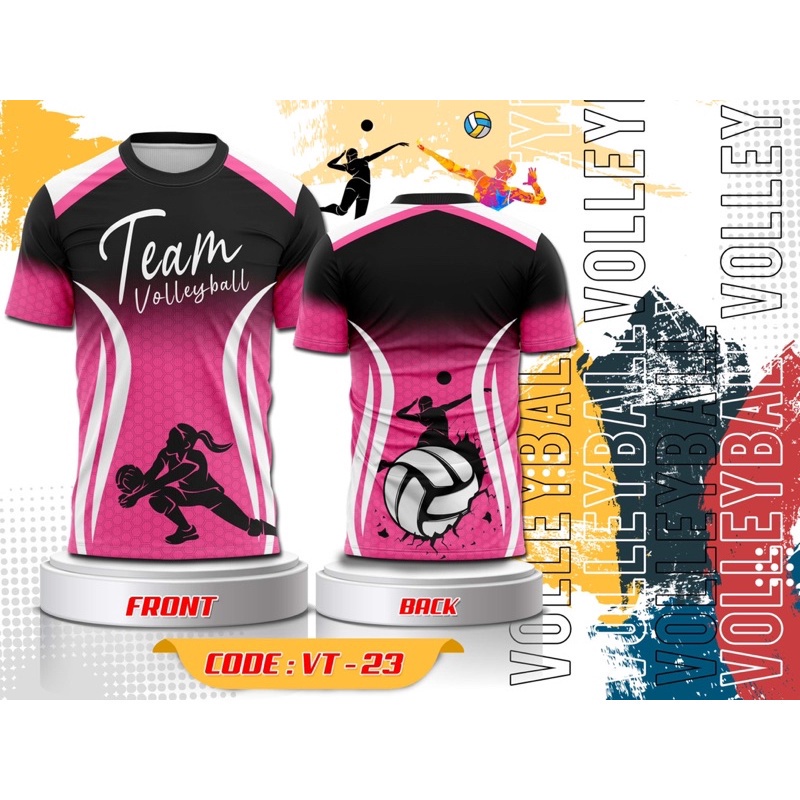 เสื้อกีฬาวอลเลย์บอล แขนสั้น ลายทีมชาติวอลเลย์บอล [ใหม่]【พร้อมส่ง)