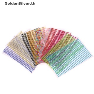 Goldensilver สติกเกอร์คริสตัลเพชรเทียม อะคริลิค มีกาวในตัว สําหรับติดตกแต่งรอยสัก 750 ชิ้น