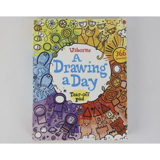 กิจกรรม วาดรูป Usborne A Drawing a Day Pad หนังสือเด็ก กิจกรรมเด็ก