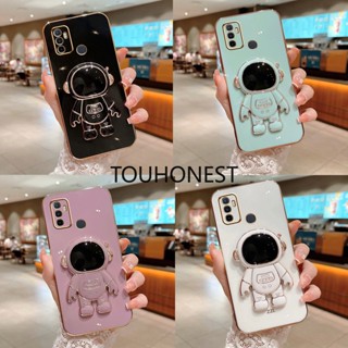 เคส Tecno Camon 19 Pro เคส Tecno Camon 18P เคส Tecno Pova 3 Case Tecno Pova 4 pro Case Tecno Pova Neo 2 Case Luxury Cute Silicone 3D Astronaut Stand Phone Cover Case โทรศัพท์มือถือ ซิลิโคน ลายนักบินอวกาศ พร้อมขาตั้ง หรูหรา สําหรับ