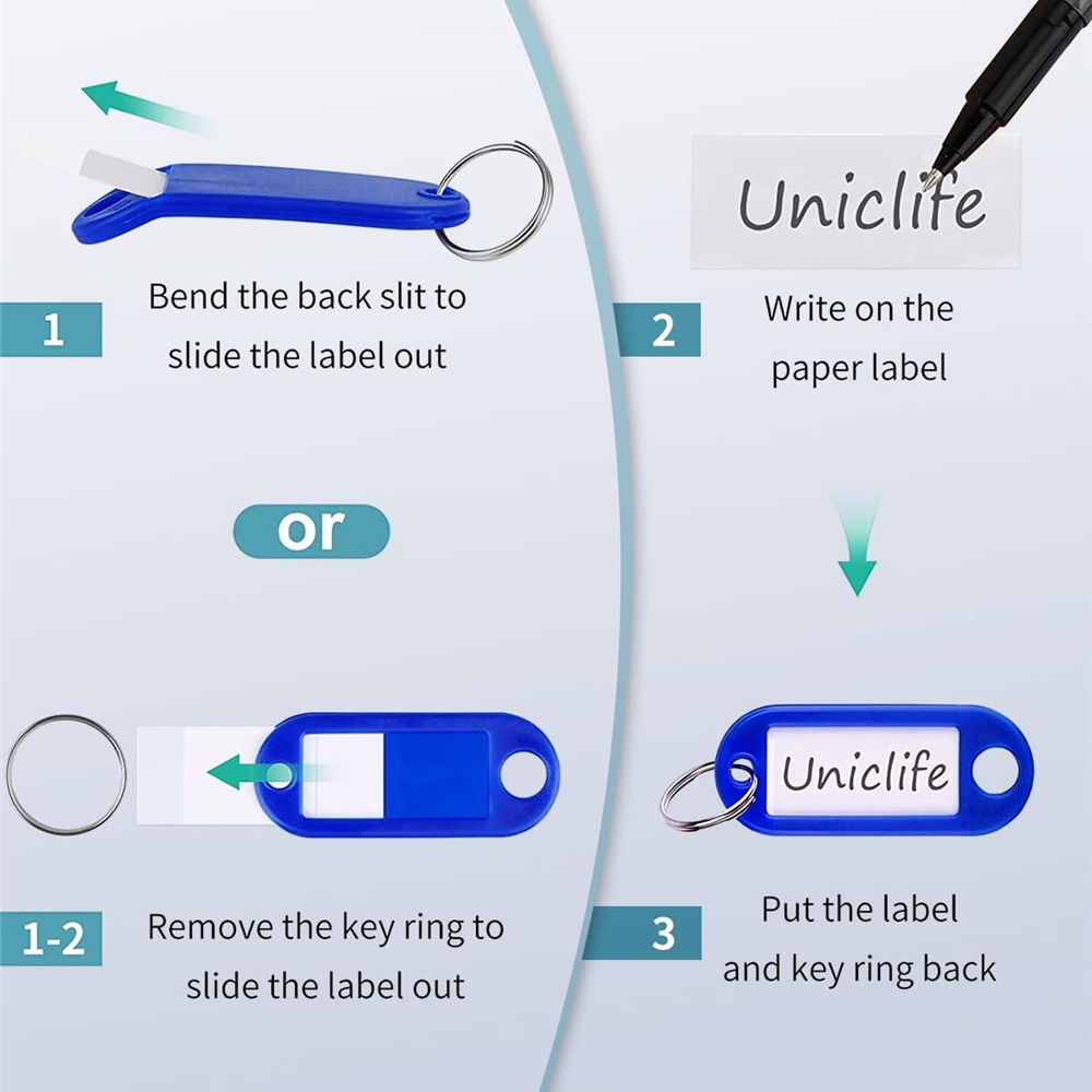 10 ชิ้น / เซต หลากสี ป้าย พวงกุญแจ สัมภาระ กระเป๋าเดินทาง ชื่อ Token พวงกุญแจ ตัวเลข โรงแรม การจําแนก การ์ด แยก พวงกุญแจ อุปกรณ์เสริม - รูปที่ 4