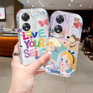 เคส Oppo A78 เคส Oppo Reno 8T 5G เคส Oppo Reno 5 6 8 A9 2020 A78 5G เคสโทรศัพท์มือถือแบบนิ่ม tpu ใส กันกระแทก ลายตัวอักษรภาษาอังกฤษน่ารัก แฟชั่น สําหรับ TYNY