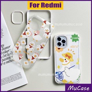 3 IN 1 เคสโทรศัพท์มือถือแบบใส สีมาการอง สําหรับ Xiaomi Redmi Note 9 9A 9i 9C 9T 10 8 10S 11 11S Pro Max 4G 5G