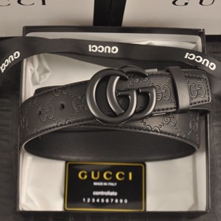 Gucci_พร้อมส่ง! เข็มขัดลําลอง ทนทาน หรูหรา เหมาะกับของขวัญวันเกิด แฟชั่นสําหรับผู้ชาย และผู้หญิง