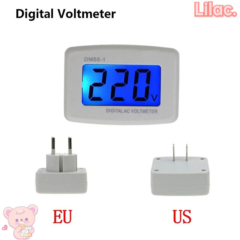 LILAC Digital Voltmeter Professional 110V 220V Volt Meter Socket Voltage Tester
