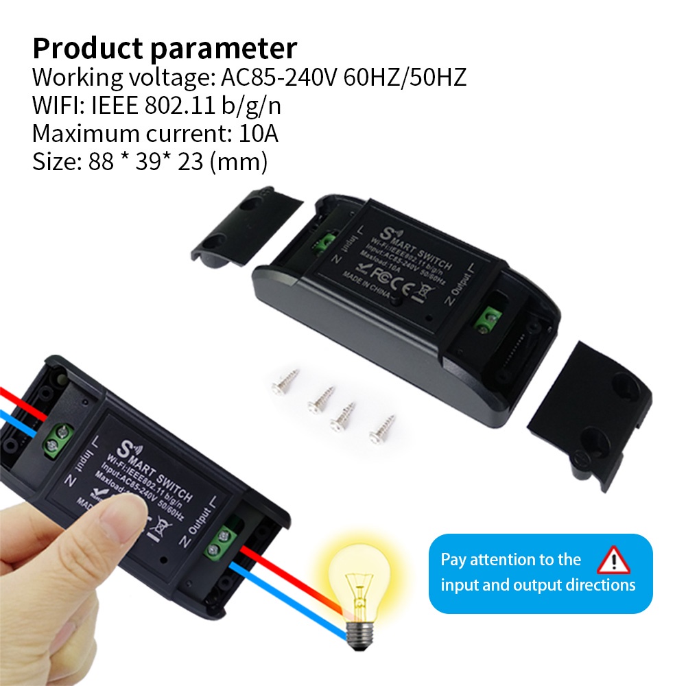 สวิตช์อัจฉริยะ WiFi eWeLink รองรับแอป eWeLink รองรับการควบคุมด้วยเสียง Alexa และ Google Home - รูปที่ 6