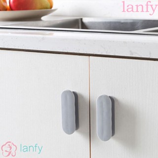 Lanfy มือจับประตูลิ้นชักแบบมีกาวในตัว