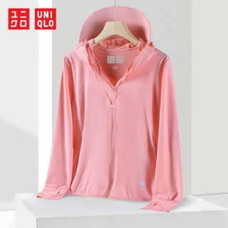 Uniqlo เสื้อแจ็กเก็ต กันลม กันแดด เหมาะกับฤดูร้อน สําหรับผู้หญิง