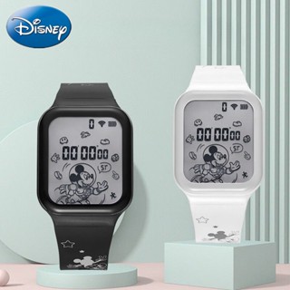 Disney นาฬิกาข้อมืออิเล็กทรอนิกส์ หน้าจอขนาดใหญ่ ลายการ์ตูนดิสนีย์ ทรงสี่เหลี่ยม HD สําหรับเด็กนักเรียนผู้ชาย และผู้หญิง