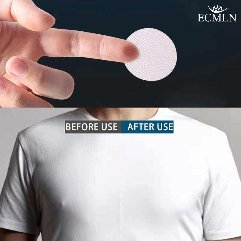 20 ชิ้น ผู้ชาย จุกนม ปกปิด กาว มองไม่เห็น ใส Sandos กันน้ํา เทปหัวนม สําหรับผู้ชาย