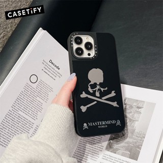 เคสโทรศัพท์มือถือ กันกระแทก ลาย Mastermind World X CASETiFY สําหรับ IPhone 11 12 13 14 Pro Max 14 Pro Max 13 Pro 12