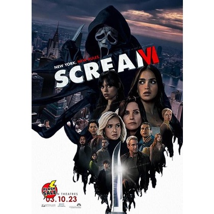 DVD ดีวีดี Scream VI (2023) หวีดสุดขีด 6 (เสียง ไทย /อังกฤษ | ซับ ไทย/อังกฤษ) DVD ดีวีดี