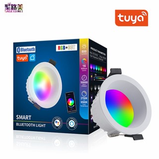 หลอดไฟ LED AC110V-220V RGB+CCT 5CH 10W/15W บลูทูธ ควบคุมผ่านแอปพลิเคชัน