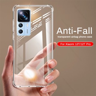 Transparent Air-bags Shockproof Cover For Xiaomi 12T Pro Case Clear Soft Silicon Back Cover Xiomi Xaomi Xiaomi Mi 12 T Xiaomi12T