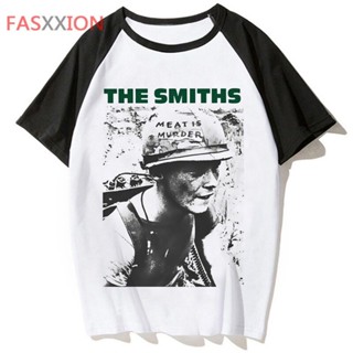 The Smiths เสื้อท็อป มังงะ สไตล์ญี่ปุ่น สตรีท สําหรับผู้หญิง