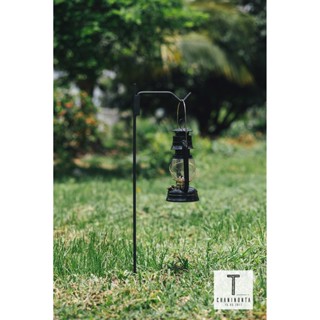 ไฟฉาย เสาตะเกียง CampingCrafts ( Size S ) เสาแขวนตะเกียง เหล็กดัด  เสาปักลงดิน Camping Folding Lamp Post Pole Portable