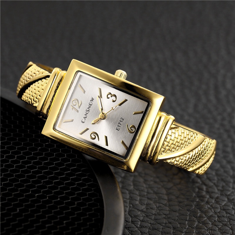 Relogio Feminino สุภาพสตรี หรูหรา ลําลอง นาฬิกาทอง ผู้หญิง แฟชั่น กําไลข้อมือ นาฬิกา สเตนเลส สร้อยข้อมือ นาฬิกาข้อมือผู้หญิง นาฬิกา