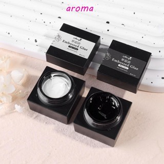 Aroma เจลยิปซั่มเล็บ กึ่งถาวร 5 มล. อุปกรณ์เสริม สําหรับตกแต่งเล็บ