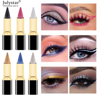 Julystar ปากกาอายไลเนอร์ เนื้อครีม สีดํา กันน้ํา ติดทนนาน