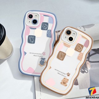 เคสโทรศัพท์มือถือ Tpu นิ่ม ขอบหยัก ลายการ์ตูนหมีน่ารัก สําหรับ Infinix Hot 10 11s 10s 12i 20s 8 20 12Pro 9 10Lite Hot 11 10 9 12 Play Smart 5 4 6 Plus Note 12 G96 10Pro 12Pro