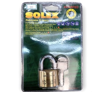 Super Lock กุญแจ SOLEX รุ่นMACH II ระบบลูกปืน ทองเหลืองแท้