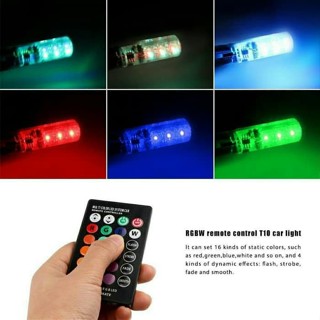 T10 RGB ไฟทไวไลท์ สีแดง สีฟ้า สีเขียว สีรุ้ง 16 สี UNIVERSAL