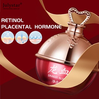 JULYSTAR Retinol Placenta Royal Dragon&amp;#39;s Blood Cream Dragon Blood Face Cream Retinol Face Cream Ready Stock Moisturizing And Whitening Skincare Repair กระชับ บำรุง ปรับสีผิวให้กระจ่างใส