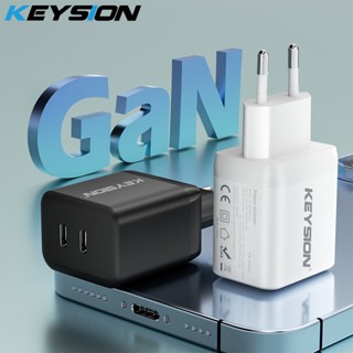 Keysion 35W GaN ที่ชาร์จ USB PD USB Type C QC4+ 3.0 Type C ชาร์จเร็ว สําหรับโทรศัพท์มือถือ แท็บเล็ต แล็ปท็อป