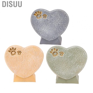 Disuu Dog Pet Tombstone  Rainproof Resin Standing Decoration DIY Operation Keep Memory Alive Heart Shaped  Tombstone  for Courtyard