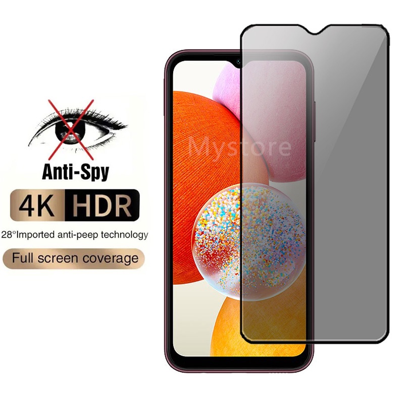 9H เต็มความเป็นส่วนตัวกระจกนิรภัยใช้สำหรับ Samsung ss Galaxy A56 A36 A26 A16 A06 A55 A35 S24 FE A05 