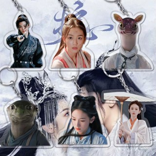 พวงกุญแจอะคริลิคใส จี้รูปการ์ตูน The Brink Hou Minghao Zhou Ye