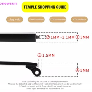 Onew 1 คู่ แว่นตากันแดด กันลื่น เครื่องมือซ่อม สากล อุปกรณ์เสริมแว่นตา เปลี่ยนขาแว่นตา แขน แว่นตา กรอบโลหะ อะไหล่แว่นตากันแดด