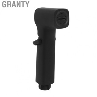 Granty Bidet Sprayer Head Only  ABS Ergonomics Handle Black Bidet Sprayer Head Comfortable Grip  for Floor Cleaning for Bathrooms