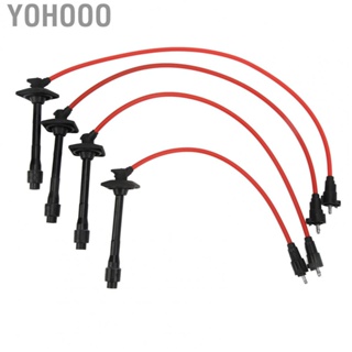 Yohooo 90919‑22386 Spark Plug Wire Set Tight Fit Moisture Proof   for Auto Replacement for Camry L4 2.2L 1997‑2001