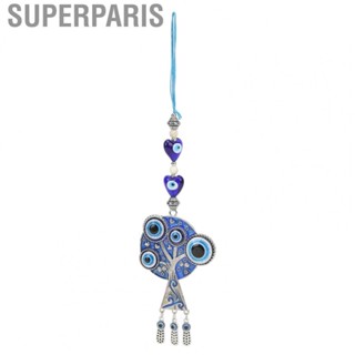 Superparis Evil Eye Pendant Evil Eye Pendant Decoration Good Luck Coloured Glaze for Keychain for Car for Bag