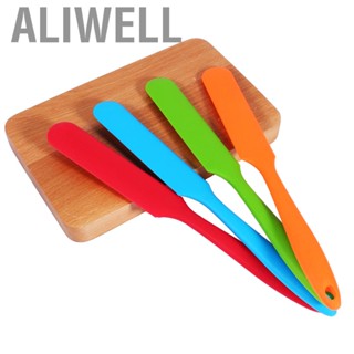 Aliwell 4/6/8/10 inch Silicone Cake Spatula Butter  Icing Frosting  Smoother Kitchen Pastry Cake Decoration Tools